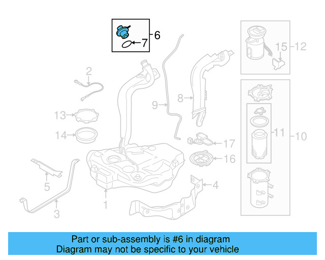 Fuel Cap Seal 1K0-201-557-A - View 23