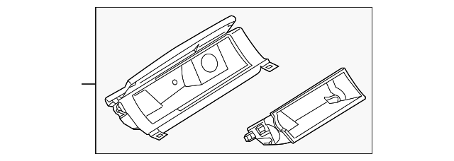 Storage Compartment 7P1-863-071-H-9B9 - View 12
