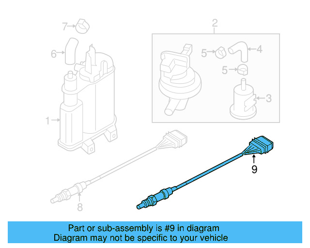 Oxygen Sensor 1K0-998-262-E - View 9