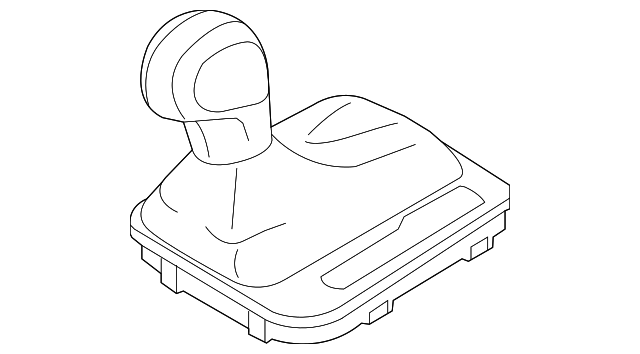 Shift Knob 7P1-713-203-A-DIC - View 3