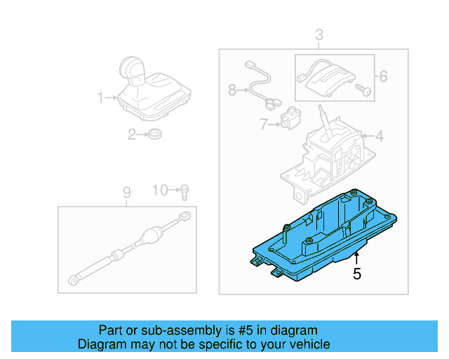 Shift Knob 7P1-713-203-A-DIC