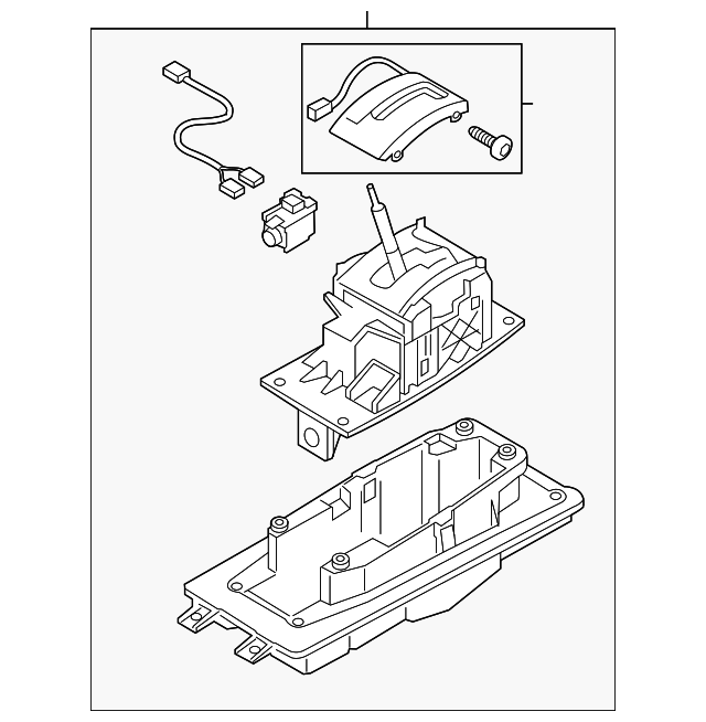 Gear Shift Assembly 7P1-713-105 - View 2