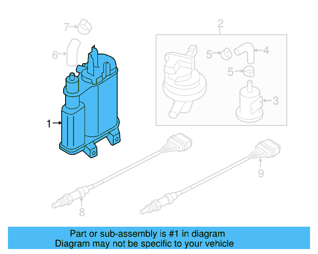 Vapor Canister 3C0-201-797-D