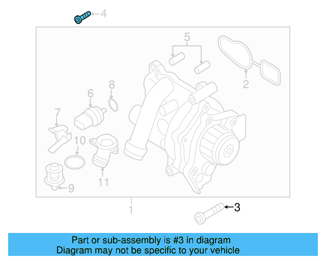 Water Pump Assembly Bolt N-107-002-02 - View 35