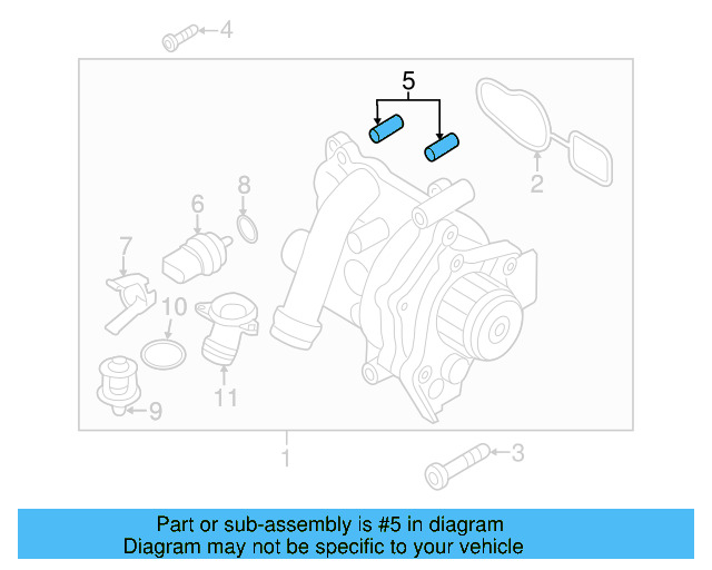 Water Pump Assembly Pin N-013-199-4 - View 20
