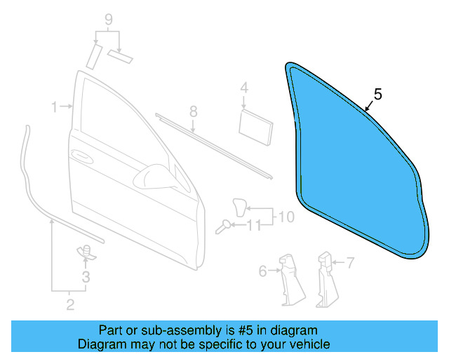 Door Weather 5GM-837-651-A - View 13