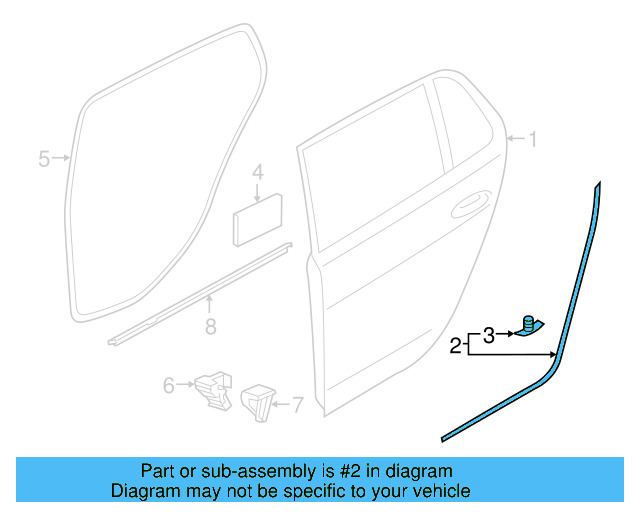 Door Weather 5G6-839-700-D