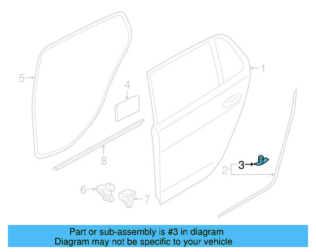 Door Weather 1Z0-837-732-A - View 39