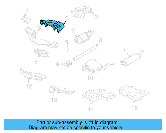 Exhaust Manifold 037-253-031-CC - View 3