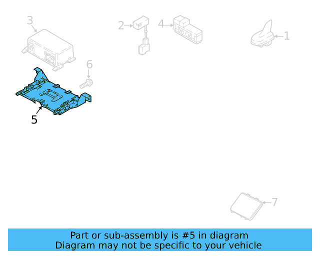Mount Bracket 3Q0-035-925 - View 7