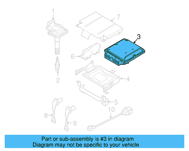 Engine Control Module (ECM) 06J-906-021