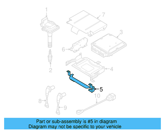 Mount Bracket Bracket 3C0-906-214-A - View 16