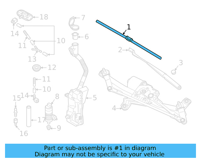 Windshield Wiper Blade 11B-998-002 - View 4