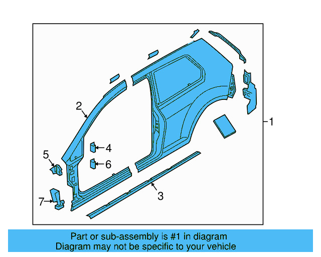 Uniside Panel 5G3-809-051-B