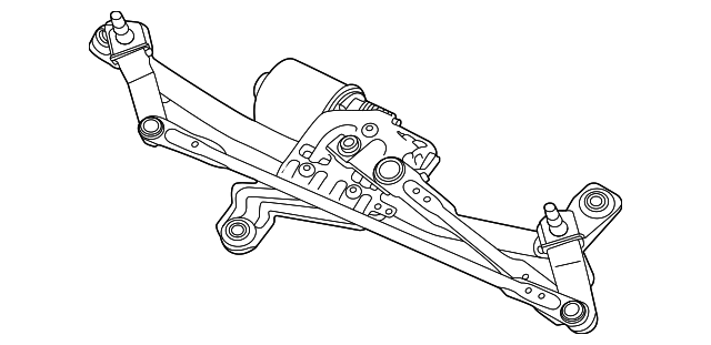 Windshield Wiper Motor 11B-955-023-A - View 2