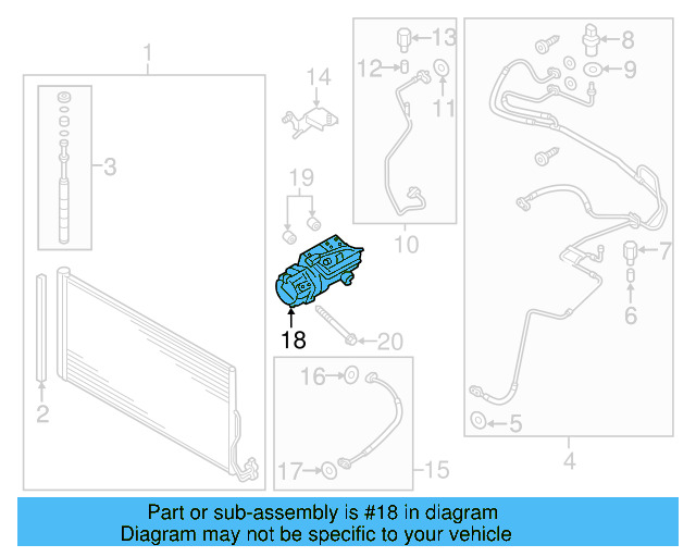 Compressor Assembly 7P0-820-803-K - View 3