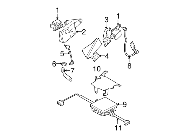 Front Bracket 1J0-941-291-A - View 4