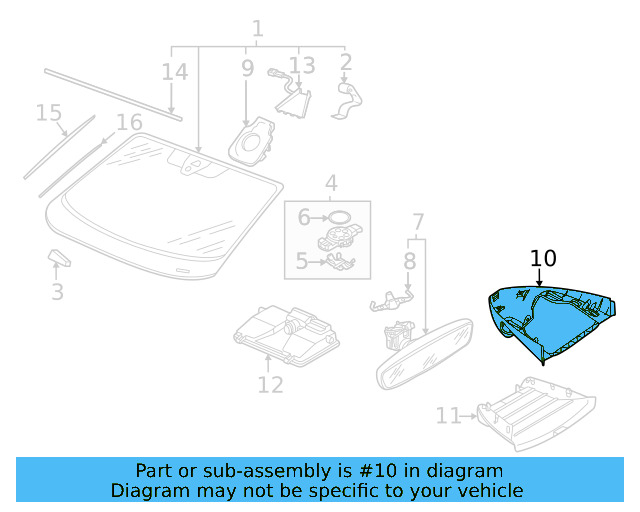 Upper Cover 11A-868-437-B-4PK - View 2