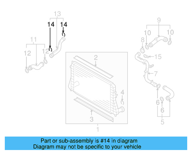 Connector Pipe Retainer Clip 1J0-145-769-B - View 34