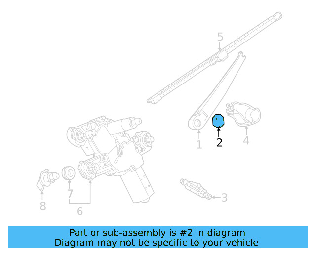 Wiper Arm Nut N-106-092-04 - View 66