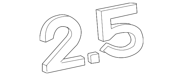 Deck Lid Emblem 1HM-853-675-BK - View 15