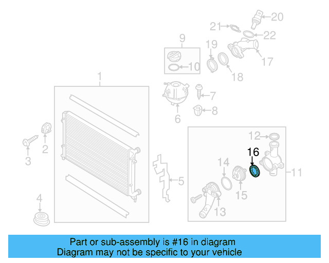 Thermostat Gasket 07K-121-119-A - View 24