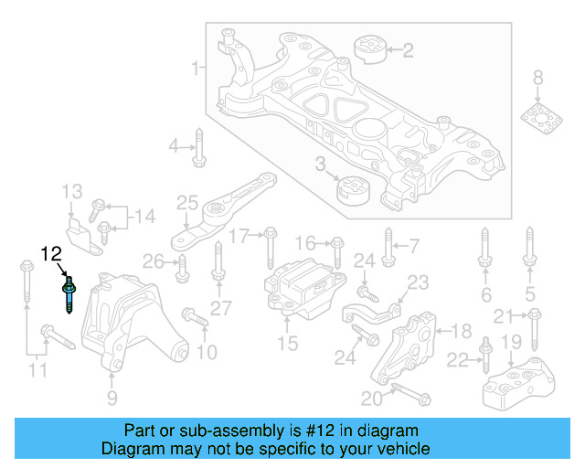 Motor Mount Stud N-910-296-02 - View 28