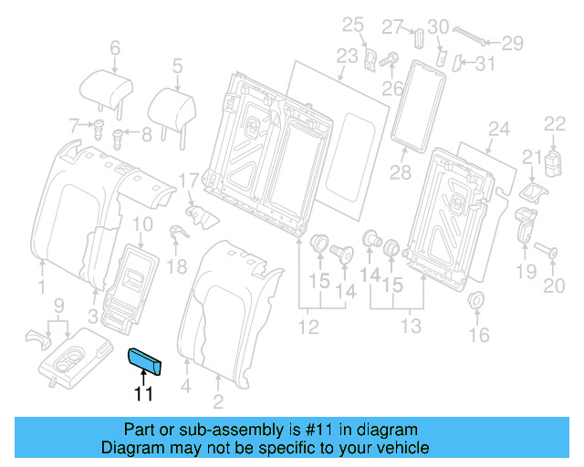 Center Cushion 5GM-885-873-D-LI8