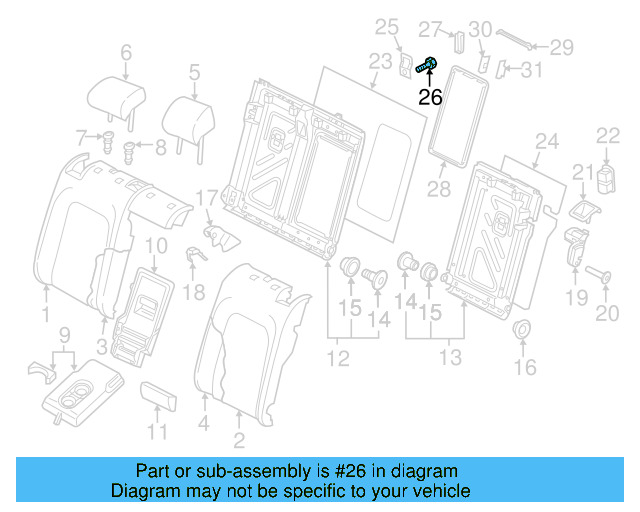 Child Seat Bracket Bolt N-104-165-02 - View 9