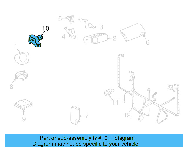 Side Impact Sens 6Q0-909-606-K-00E
