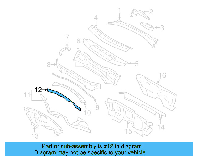 Cross Sill 1K0-803-163 - View 9