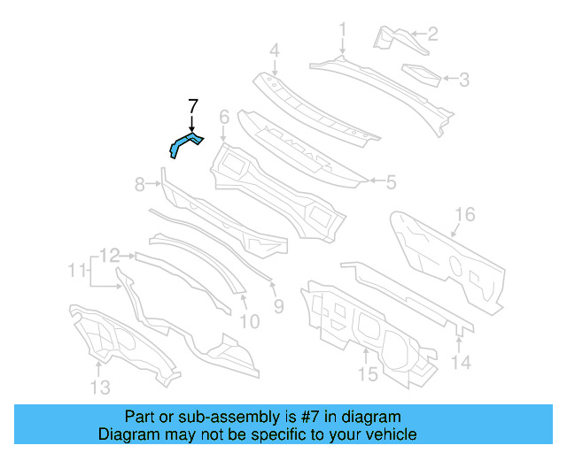 Filler Plate 1K0-803-178 - View 16