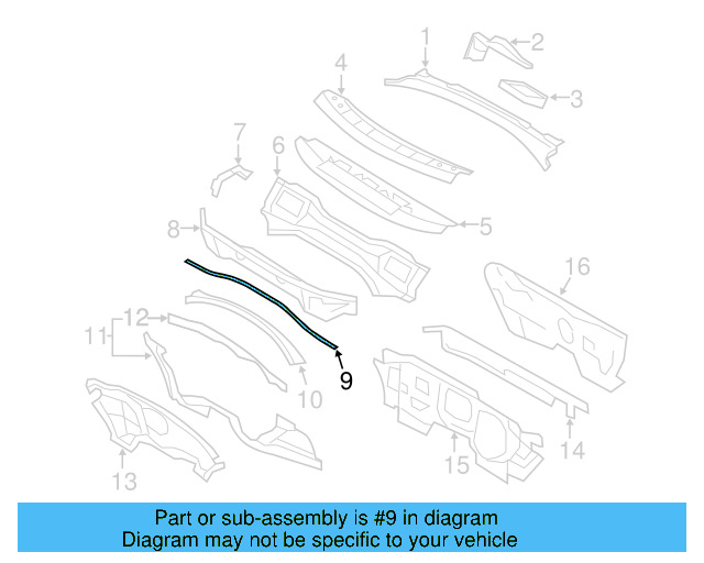 End Plate Gasket 1C0-819-142