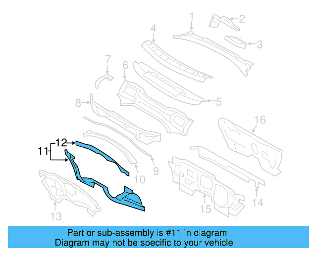Frame Assembly 1K0-802-165-A - View 9