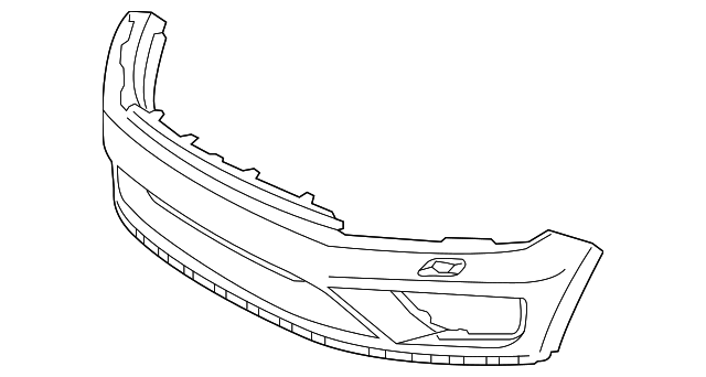 Bumper Cover (Unpainted) 7p6807221dgru
