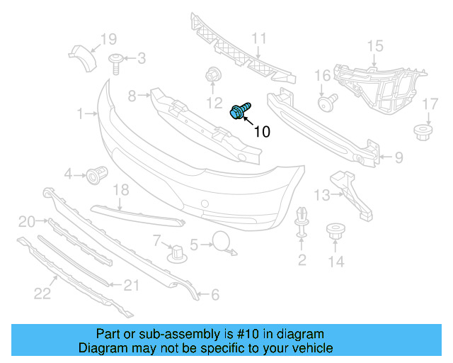 Impact Bar Bolt N-905-818-04 - View 41