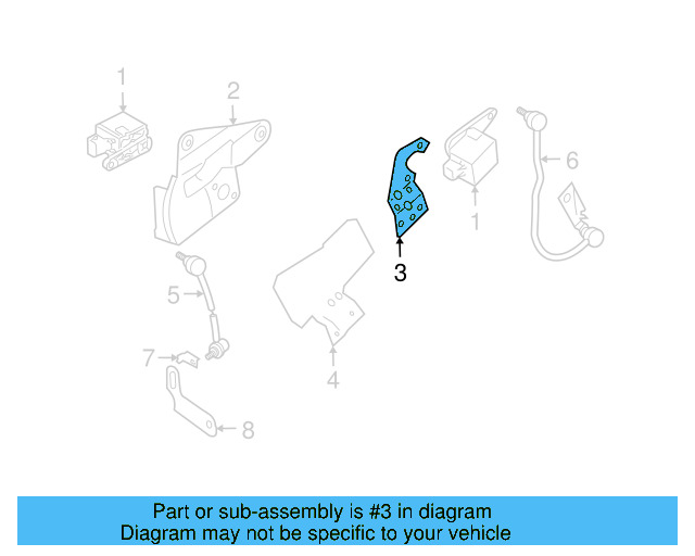 Rear Bracket 1J0-941-453-B - View 6
