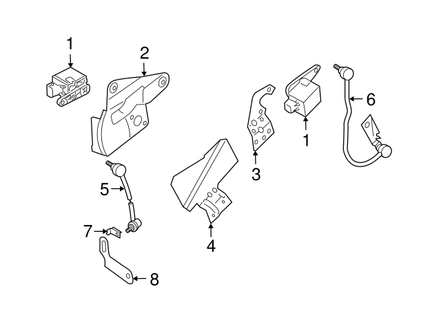 Front Bracket 1J0-941-291-A - View 3