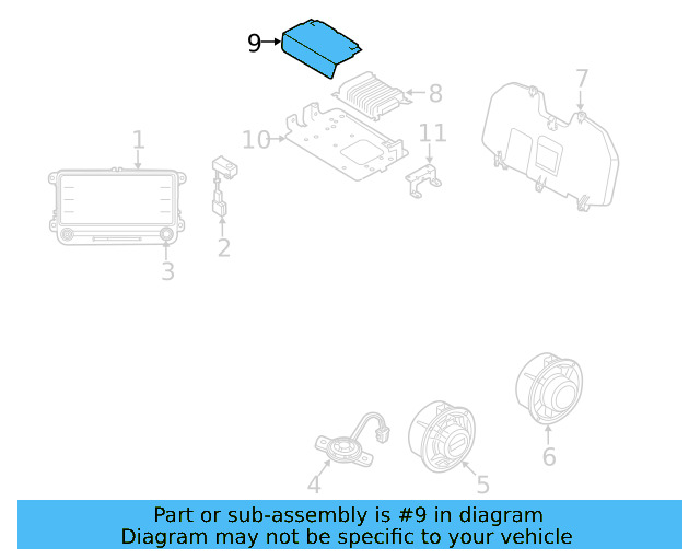 Cover 1K0-971-813-B-9B9 - View 3