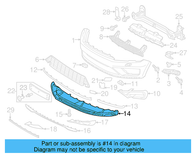 Spoiler 7P6-807-061-H-9B9 - View 7