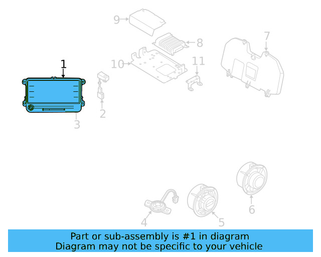 AM/FM CD 5C0-035-684-G - View 2