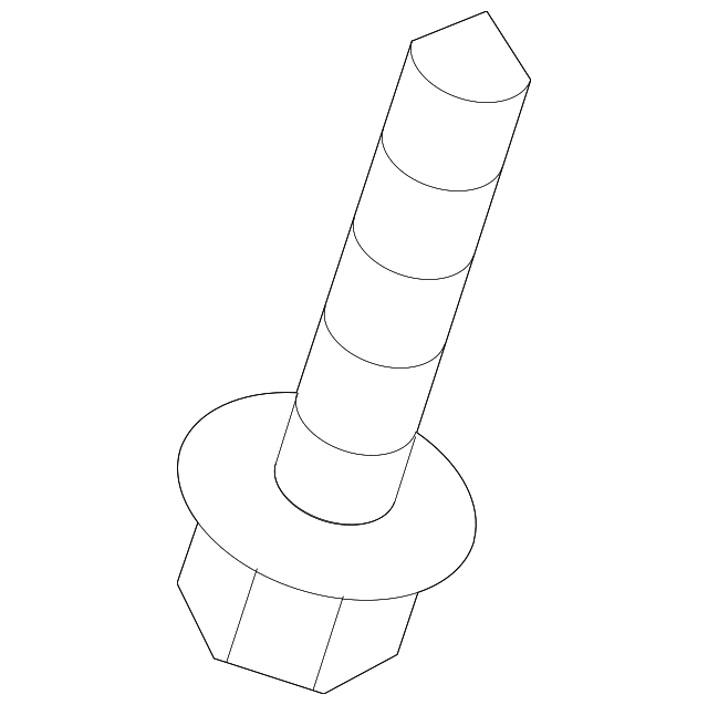 Bumper Cover Mount Bolt WHT-003-954 - View 64