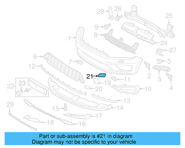 Tow Eye Cap Cap (Unpainted) 7p6807368agru - View 5