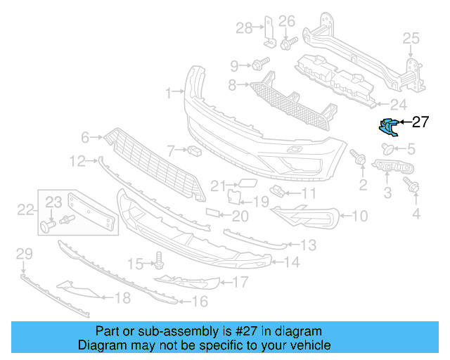 Adjust Bracket 7P6-807-880-C - View 3