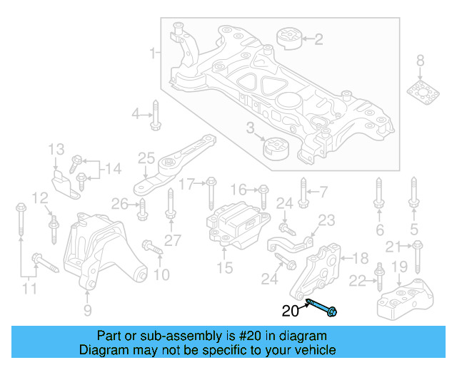 Gear Assembly Mount Bolt N-105-524-02 - View 37