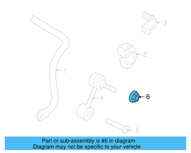 Stabilizer Link Lock Nut N-102-861-10 - View 51