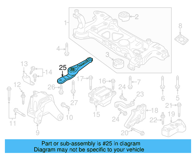 Rear Support 1K0-199-855-BJ - View 28