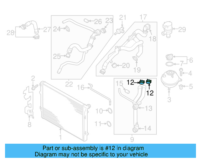 Radiator Support Panel Reinforcement Bolt N-910-338-02 - View 8