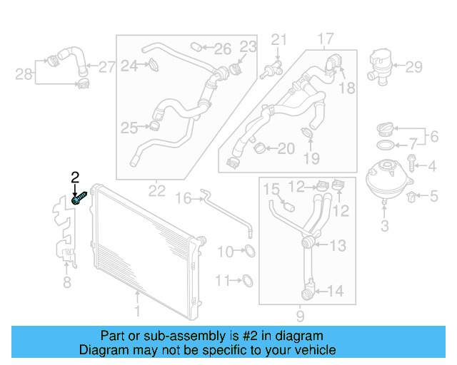 Radiator Support Panel Reinforcement Bolt N-910-338-02 - View 9
