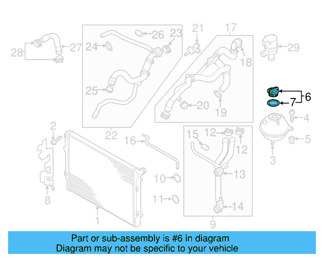 Reservoir Cap 3B0-121-321 - View 36